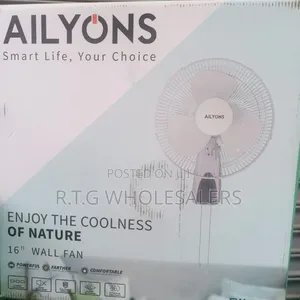 Ailyons 16 Inch Wall Mount Fan – Quiet Energy Efficient