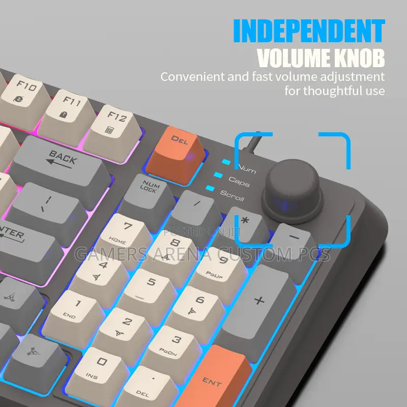 Xunfox 94 Keys Rgb Usb Wired Gaming Keyboard