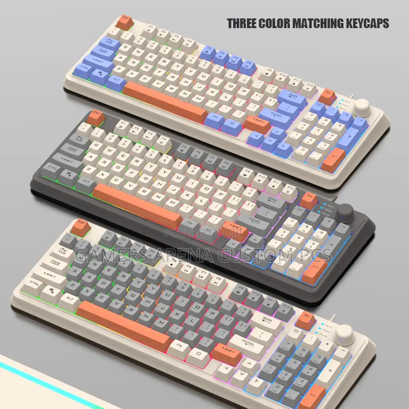 Xunfox 94 Keys Rgb Usb Wired Gaming Keyboard