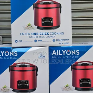 Ailyons Electric Rice Cooker – Automatic Cook Keep‐Warm