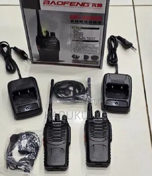 Baofeng Bf-888s Walkie Talkie Radio With Earpiece (2pcs)