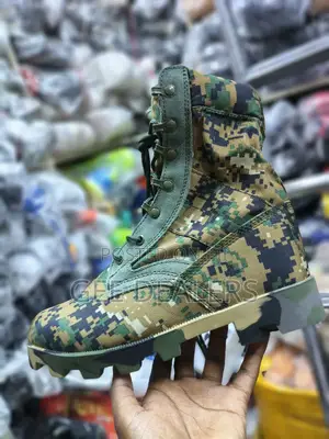 Camouflage Siwar Tactical Military Boots, Training Boots, Hiking Boot