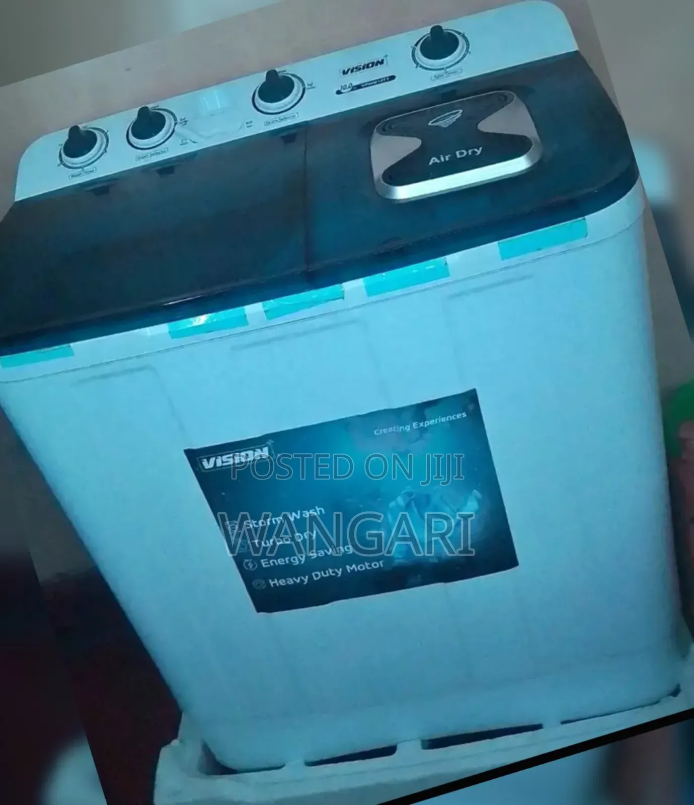 Available Vision 10kgs Semi Automatic Washing Machine