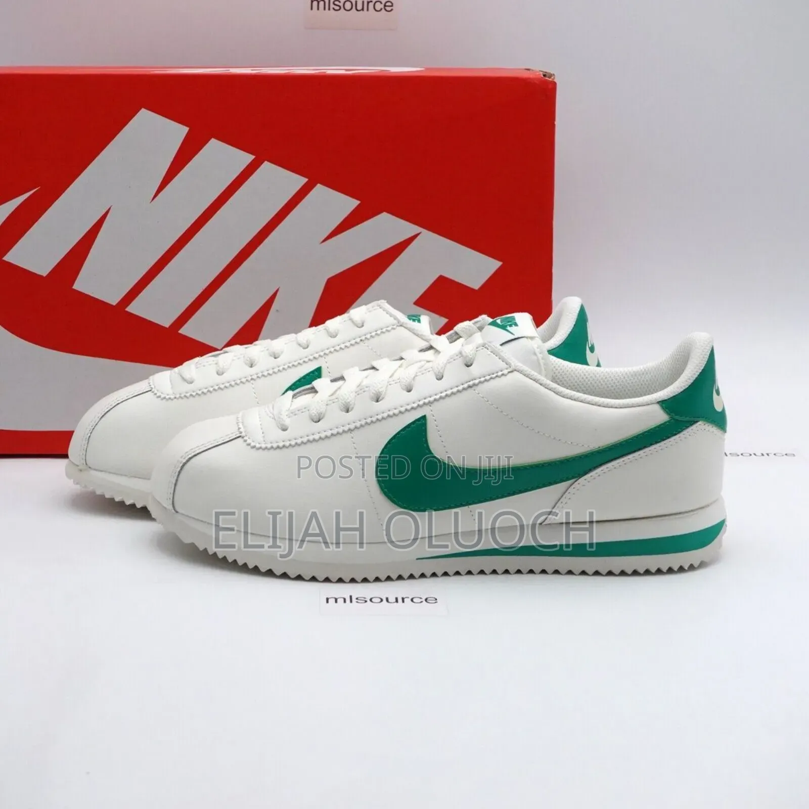 Nike Cortez White Green  🔥

Quality 👌🏽

Size 38-45