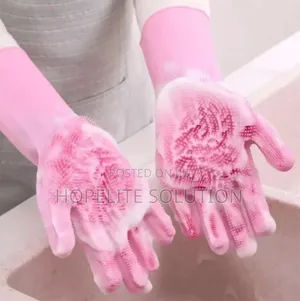 Reusable Silicone Wash Gloves