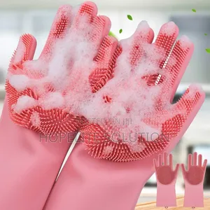 Reusable Silicone Wash Gloves