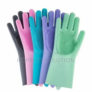 Reusable Silicone Wash Gloves