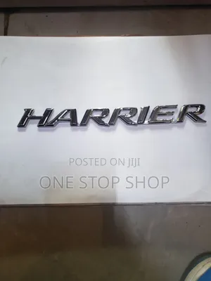 Harrier Silver Decal Emblem Sticker Badge