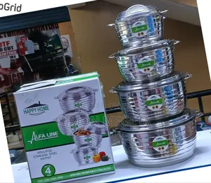4 Piece Happy Home Hot Pot