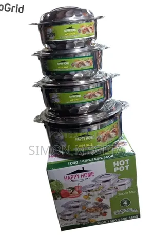 Happy Home 4 Piece Hot Pots