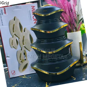 Black 4 Piece Milton Hot Pots