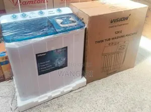 Vision 12kgs Semi Automatic Washing Machine Available