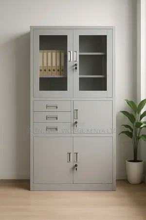 Office Cabinet;2-door Metal Lockable With Safe Office Filling Cabinet