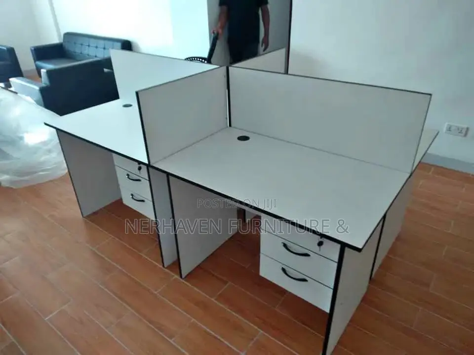 Four Way Workstation Desk , Office Desk