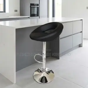 Bar Stool; Height Adjustable Swivel Bar Stool