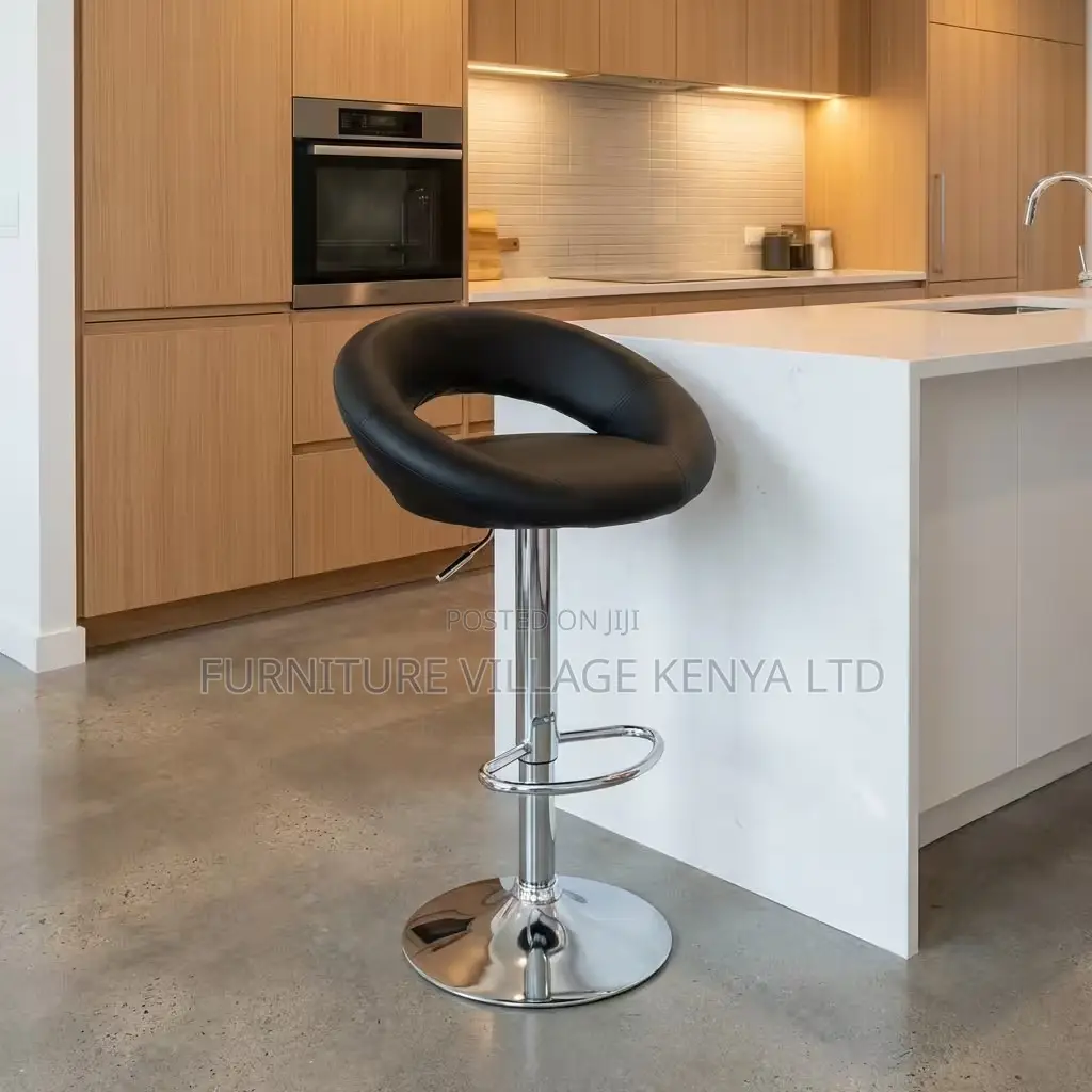 Bar Stool; Height Adjustable Swivel Bar Stool