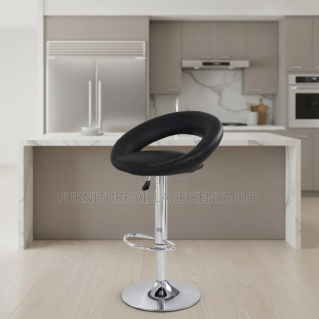 Bar Stool; Height Adjustable Swivel Bar Stool