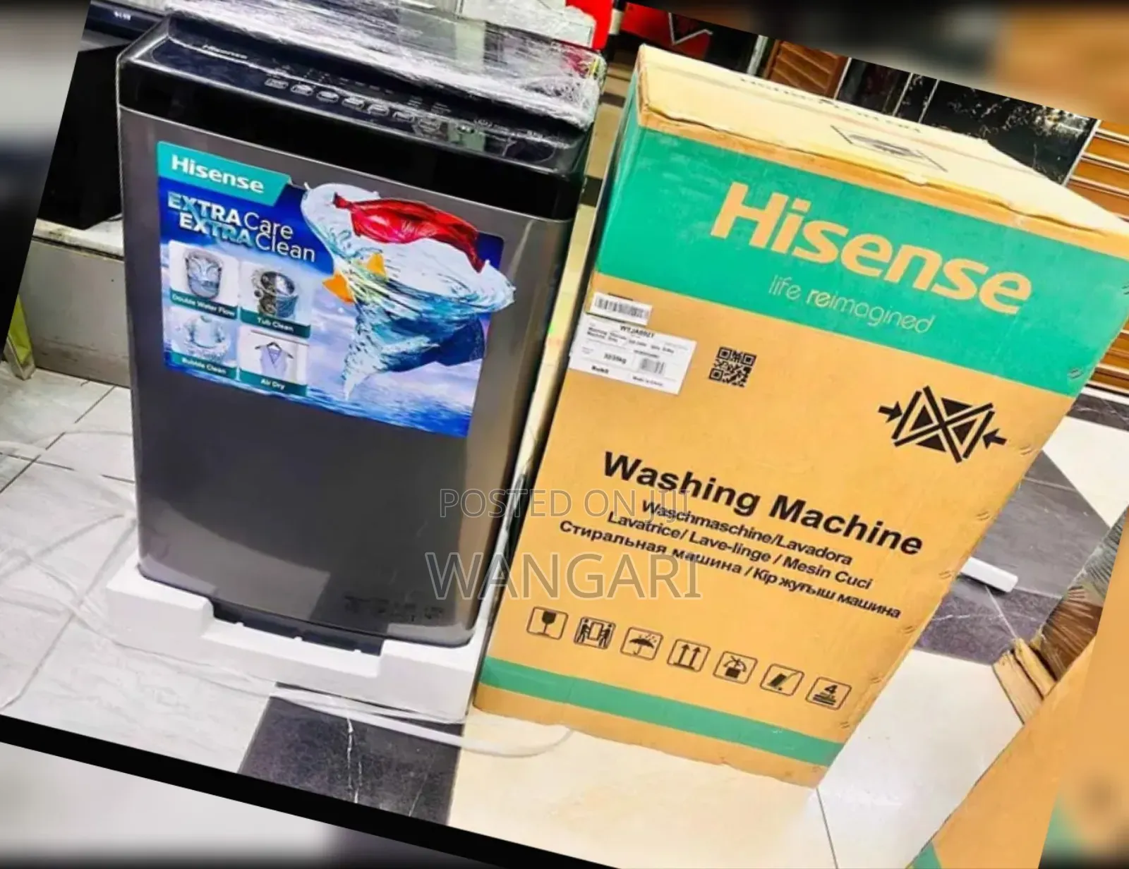 11kgs Fully Automatic Hisense Washing Machine Available