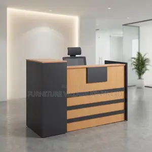 Reception Desk; 1.6m Custom Reception Counter