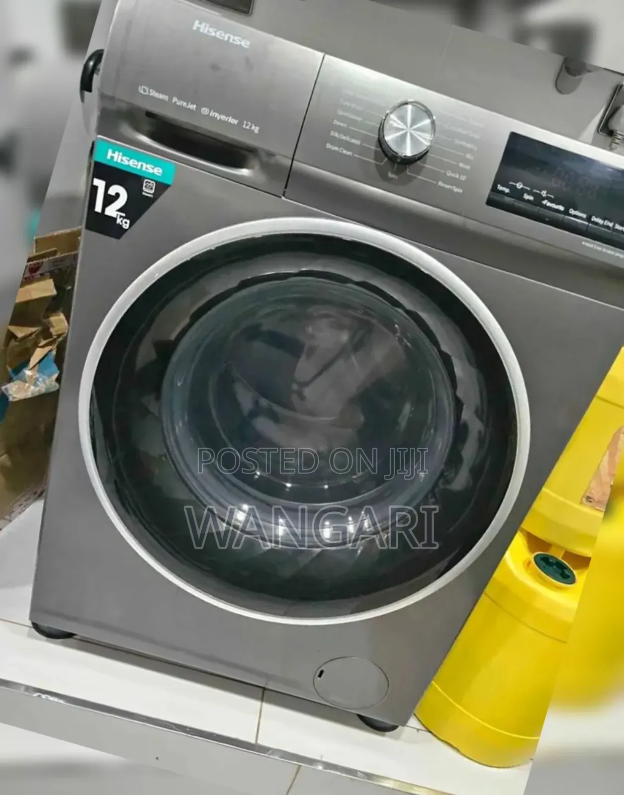 12kgs Front Load Hisense Washing Machine Available