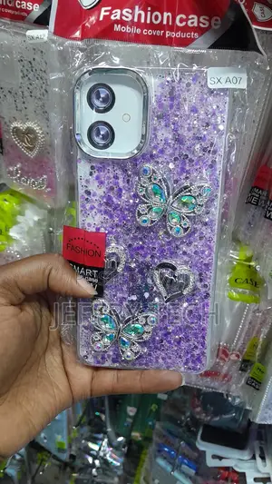 Beentrys Glitter Case for Samsung Galaxy A07 Case-Purple