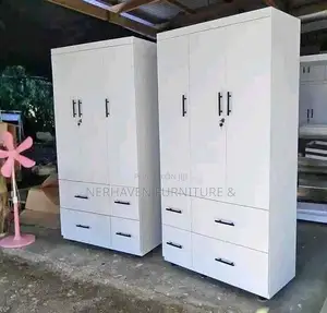 Space-Saving 3-Door Wardrobe