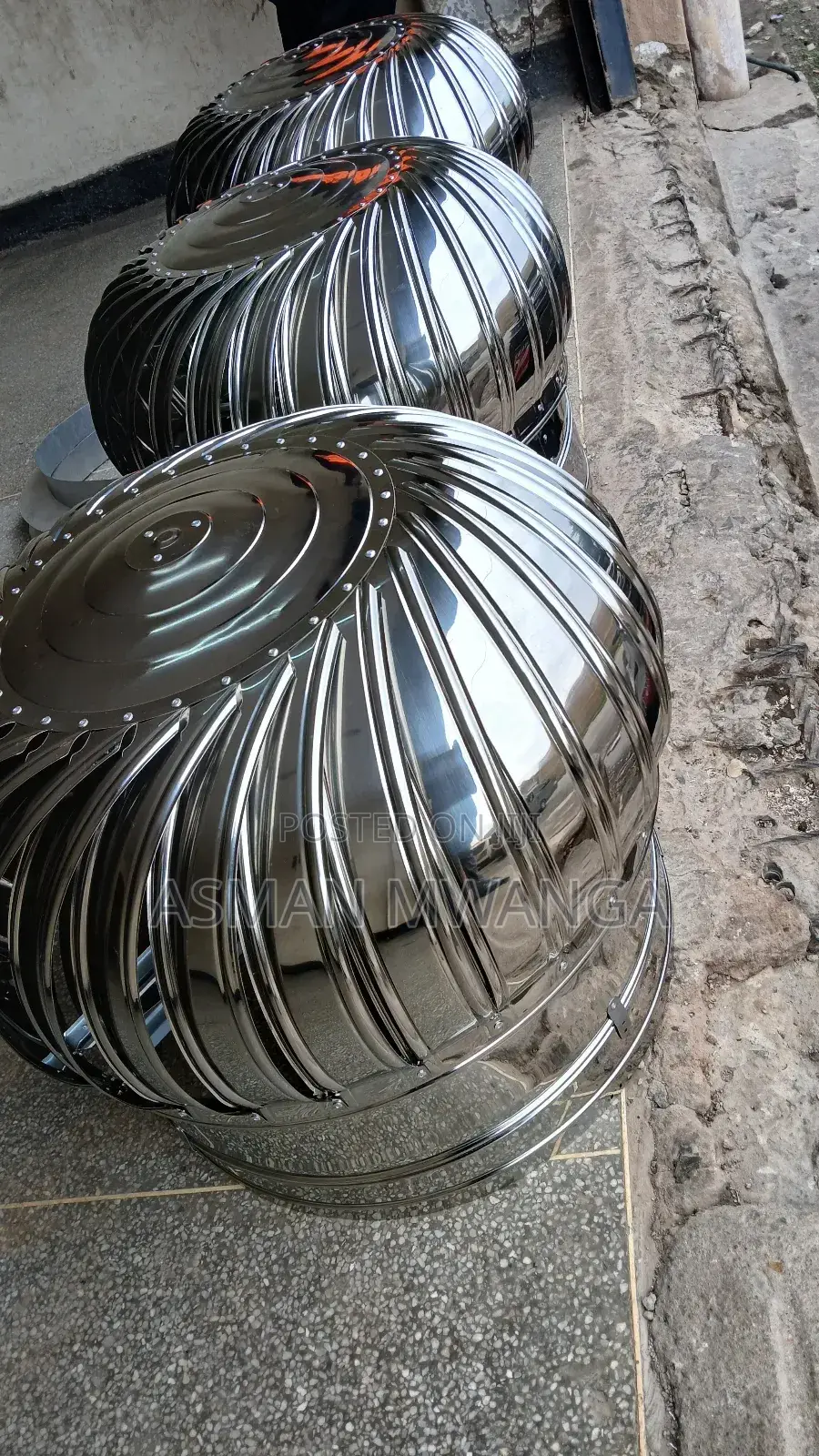 Rust Resistant Roof Cyclone Ventilator 600mm