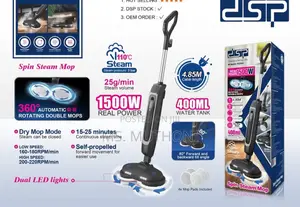DSP Dry Steam Spin Mop