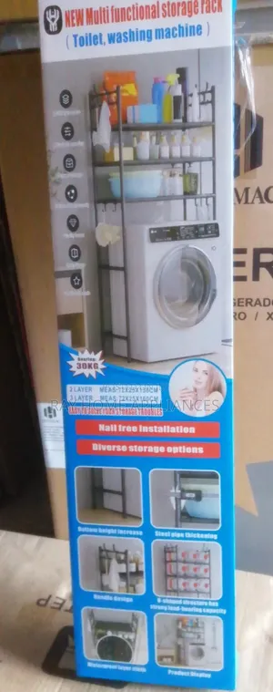 Over Washing Machine Storage Rack