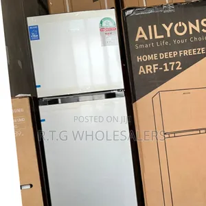 Ailyons 90 Litres Double Door Fridge With Top Freezer