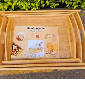 Premium 3‐Piece Bamboo Serving Platters – Sturdy Stylish