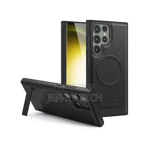 Magnetic Leather Case With Magsafe for Samsung Galaxy S24 Ultra - Slee