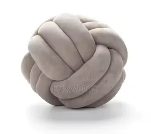 Modern Homes Decorative Knot Ball Pillow.