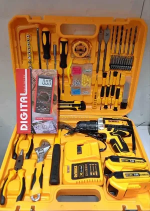 Reliable Rechargable Dewalt Drill Tool Kit With Multimeter/Drill Kit