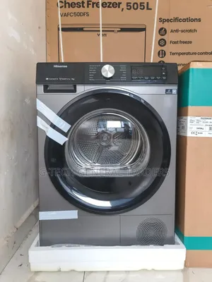 Hisense 9kg Heat Pump Tumble Dryer – Front Load (Grey)