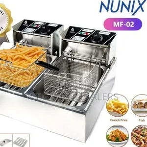 12l Nunix Chips Chicken Fryer – Double Tank Design