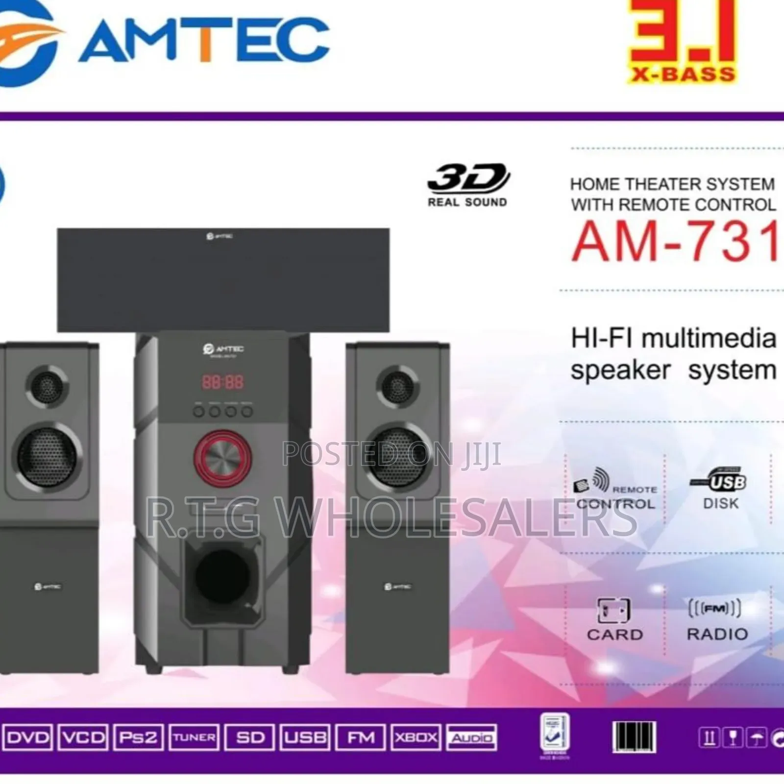 Amtec Am-731 Multimedia Bluetooth Speaker