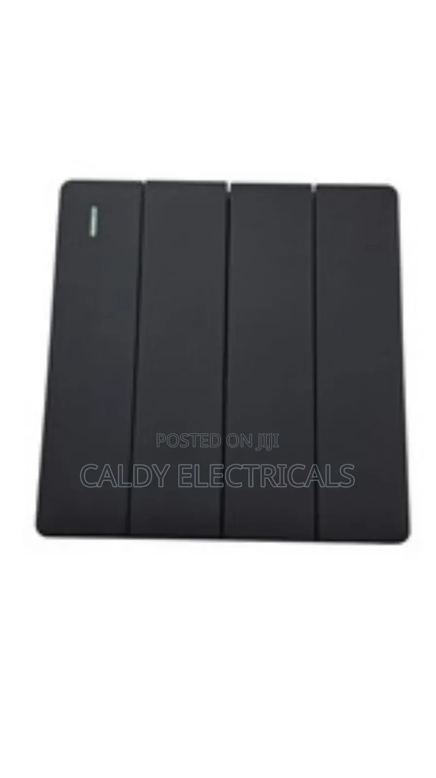 Elegant Modern Black 4-gang 2-way Light Switch Y9k