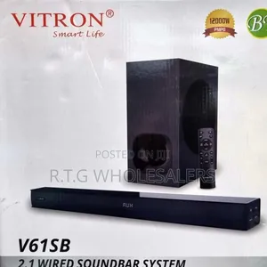 Vitron V61sb 2.1 Soundbar With Subwoofer – Immersive Home Audio