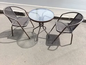 2 Seater Brown Outdoor Table and Chairs