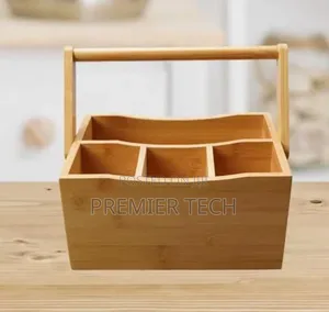 *Portable Countertop/Kitchen Cutlery Organizer With Handle.