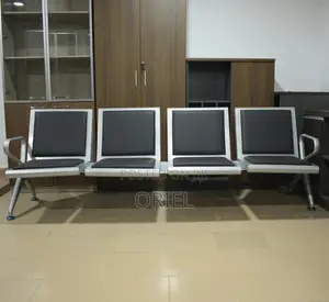 Office Bench : 4-Seater Heavy-Duty Linked Reception Waiting Bench
