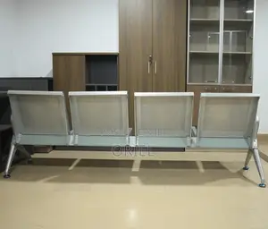 Office Bench : 4-Seater Heavy-Duty Linked Reception Waiting Bench