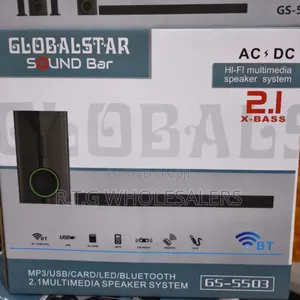 Globalstar Soundbar Gs‐5503 Hi‐Fi 2.1 Multimedia Speaker System