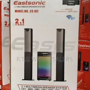 Eastsonic Es‐ 2.1 Audio Subwoofer Set