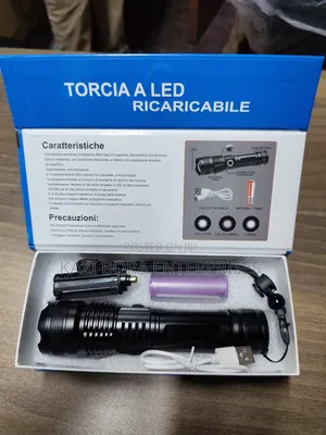 Portable Led Rechargeable Torch