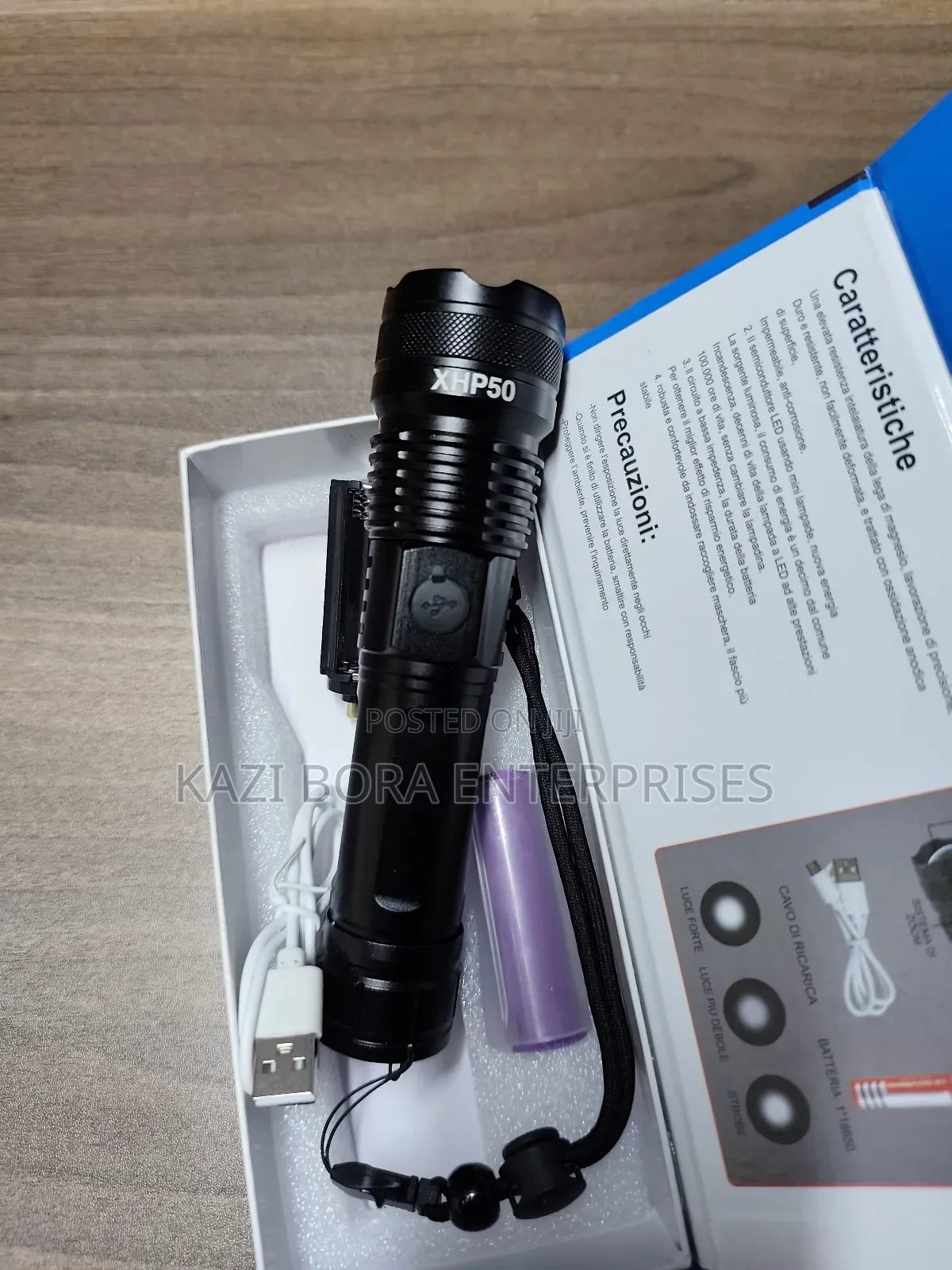 Portable Led Rechargeable Torch