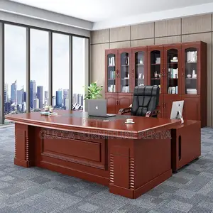 Executive President L-shaped Office Table-180cm