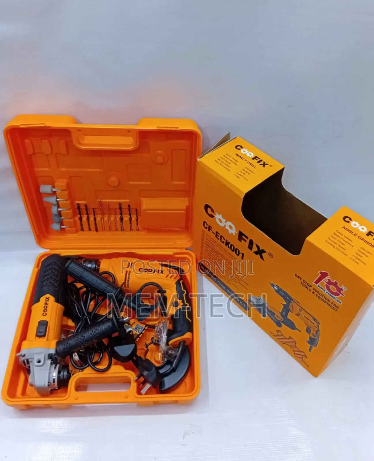 Coofix Combo Tool Set/Drill +Grinder Combo