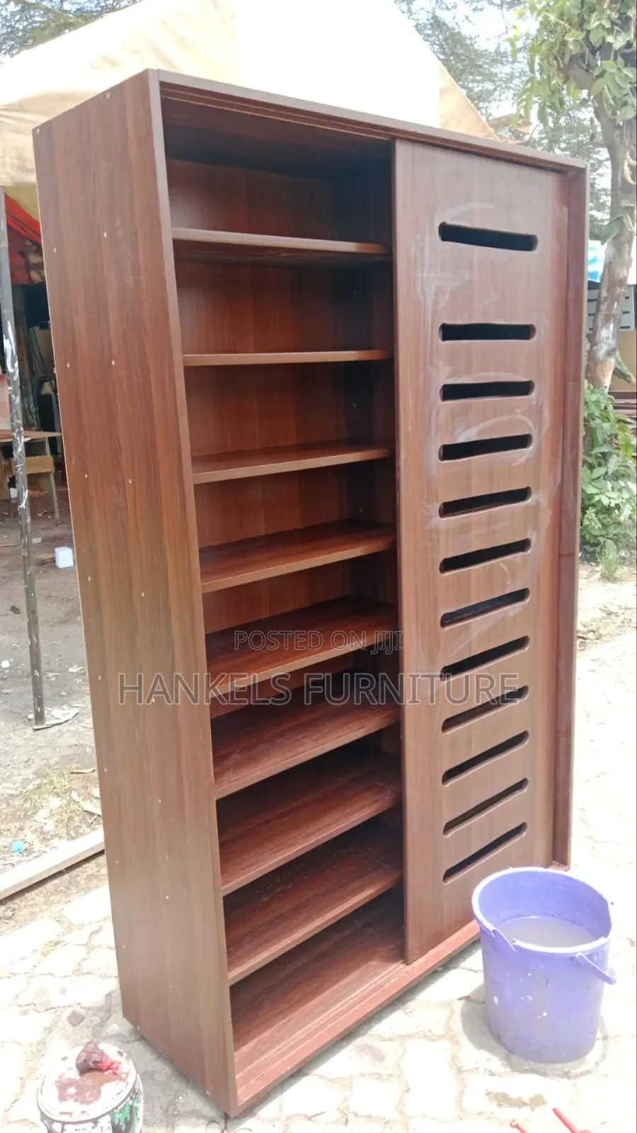 Modern Shoerack With Dressing Mirror